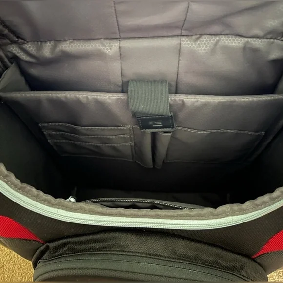 Tumi Black and Red Backpack - Picture 4 of 8